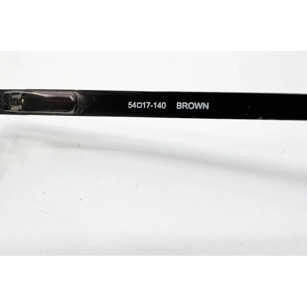 Bulova Eyeglasses Men Brown Boston Full Rim Rectangle 54-17-140 39363